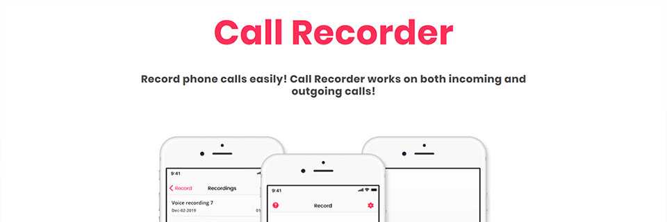 Call Recorder Web Presentation Preview